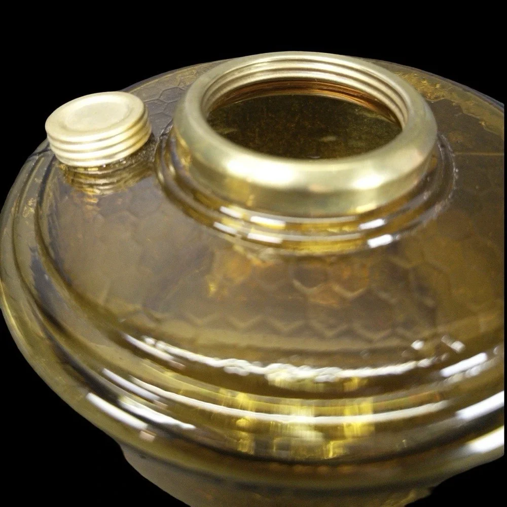 Aladdin Lamp Amber‎ Genie III Font Part #R068N Regency Fuel Lighting